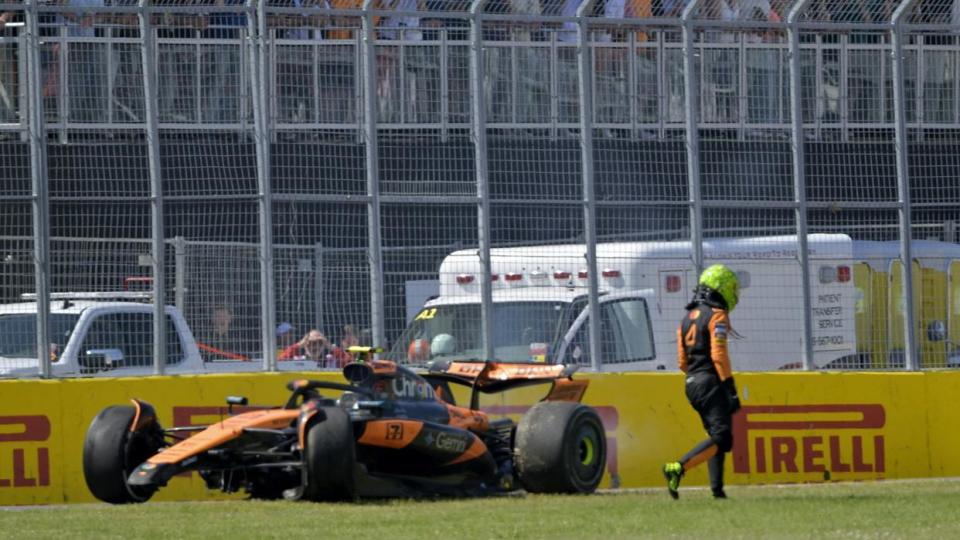 F1:加拿大站:队友变对手!诺里斯自责，愿承担所有责任_新闻