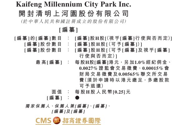 新股消息 | 清明上河园递表港交所 在全中国所有单一主题园区中排名第四
