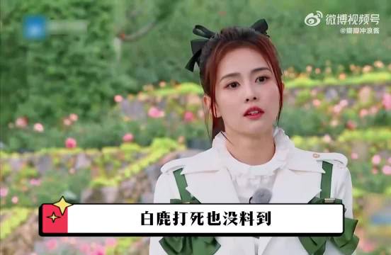 白鹿被群嘲的委屈，杨紫仅用半个吃剩的凉薯，就替她狠狠出气！ 奔跑吧