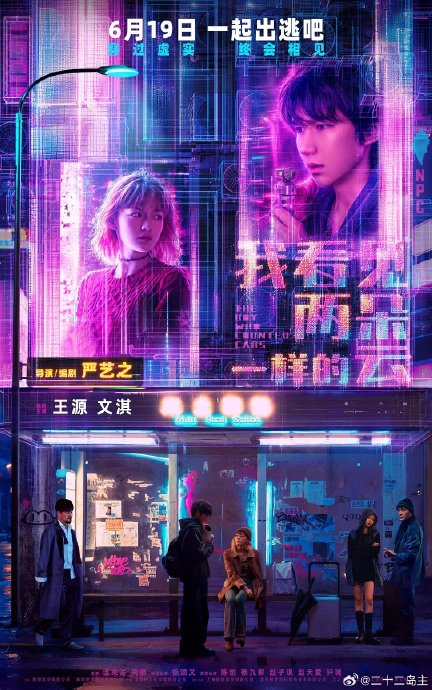 王源与文淇主演的电影《我看见两朵一样的云》是一部什么题材的影片？