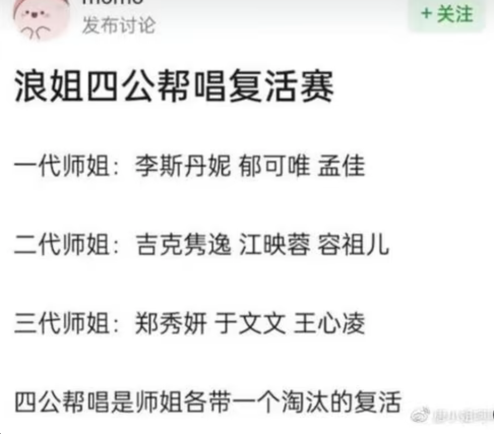 复活赛名单提前曝光!传王心凌将回归《乘风2023》 – 988