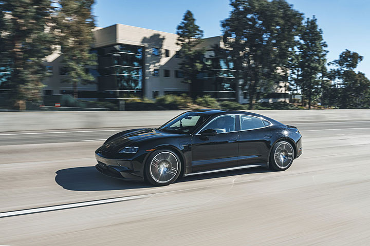 [U-EV]公路實測續航里程達587公里、快充功率達到300kW,Porsche再公布小改款Taycan訊息