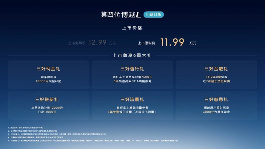 当燃油SUV戴上“小蓝灯”，博越L为11万级补上智能拼图