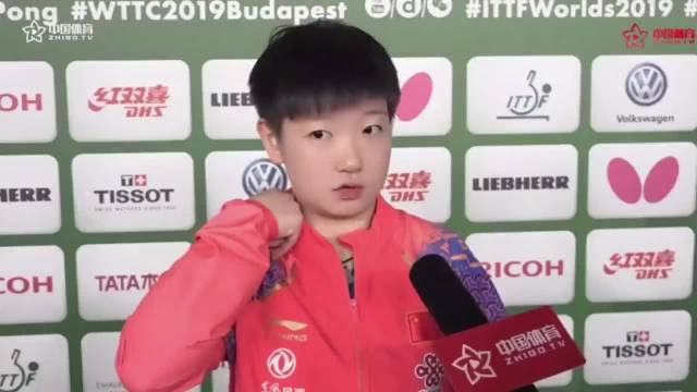 第一次参加世乒赛就遇上最强外协伊藤美诚，孙颖莎以4:1赢下了这场焦点战役
