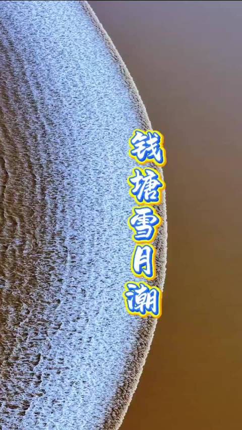 观钱塘雪月潮接好运连连