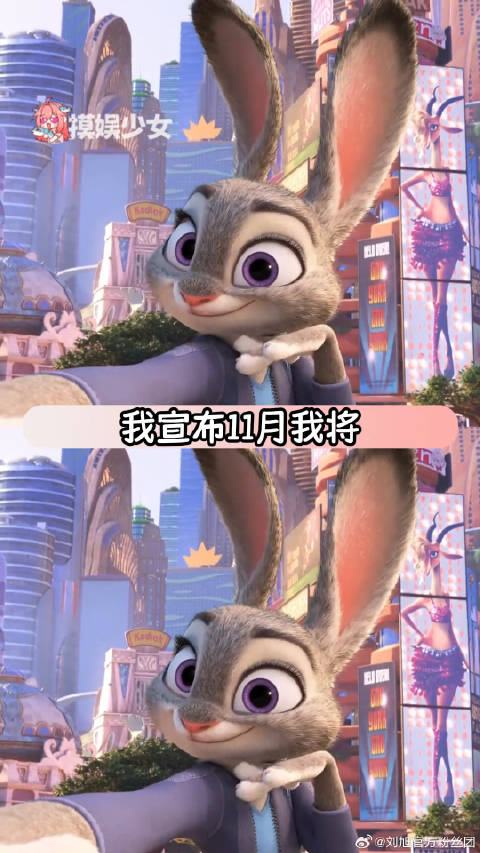 这个11月我真要夸夸你了疯狂动物城2 鬼灭之刃 微博VC计划