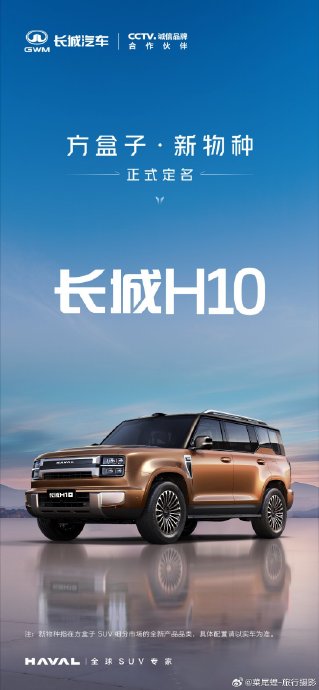 全民投票定名！魏建军拍板“长城H10”，未亮相先火出圈