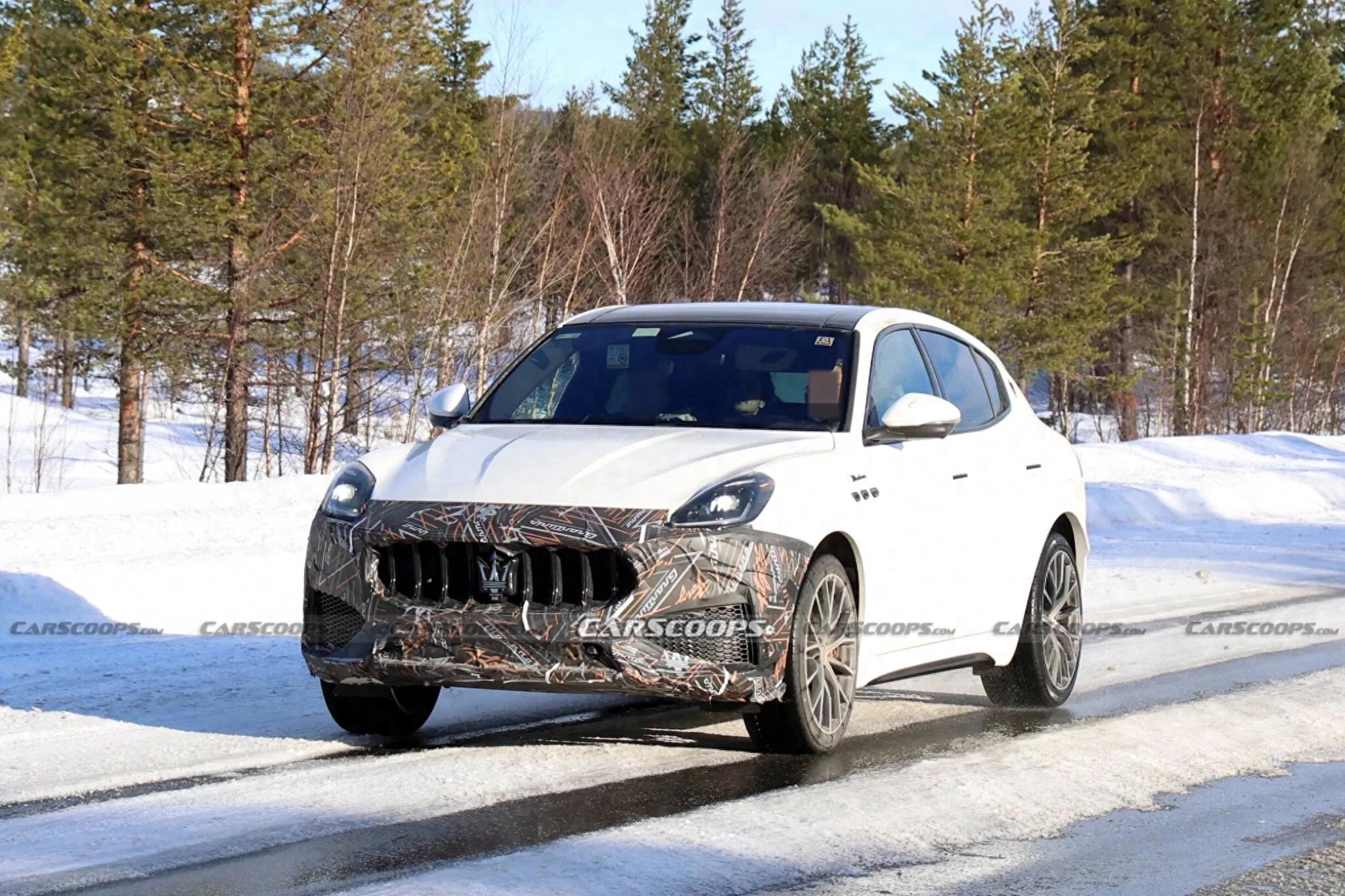 玛莎拉蒂GranTurismo、GranCabrio和Grecale改款谍照,仅换新包围