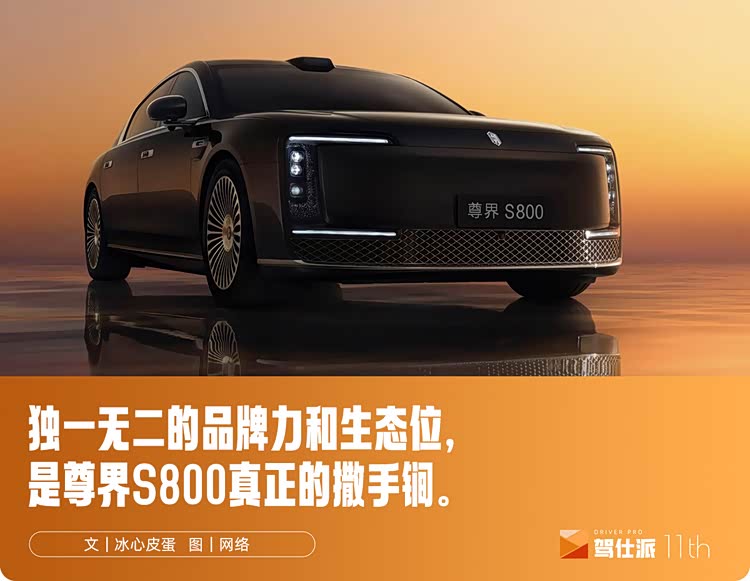 S800坐稳D级豪华轿车销冠,尊界的天花板有多高?