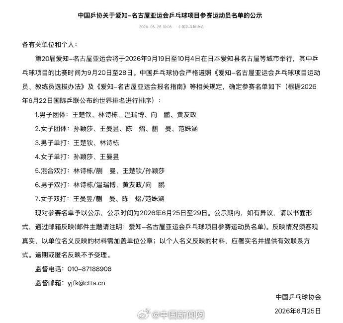 林诗栋亚运会身兼四项，球迷为何捏一把汗？