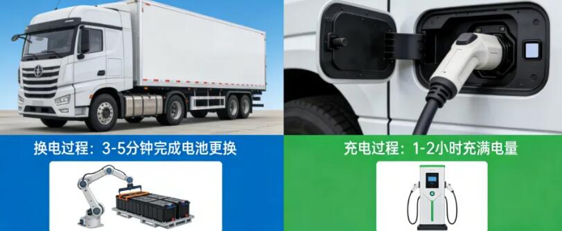 换电重卡VS充电重卡!未来市场站在哪一边?