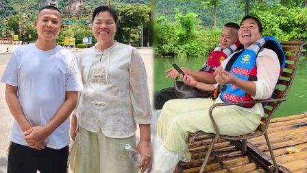 钟丽缇和小女儿现身机场,考拉又瘦又美星味十足