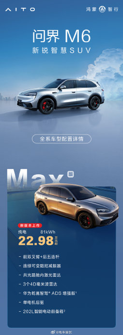 问界M6目前购车有什么优惠政策？