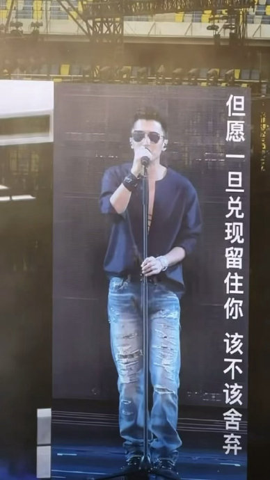 谢霆锋接下来演唱会还有深V造型吗