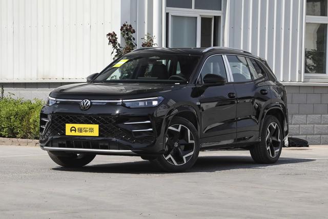 插混中型SUV探岳L PHEV,黄金2.0超混动力+电池,德系混动新体验