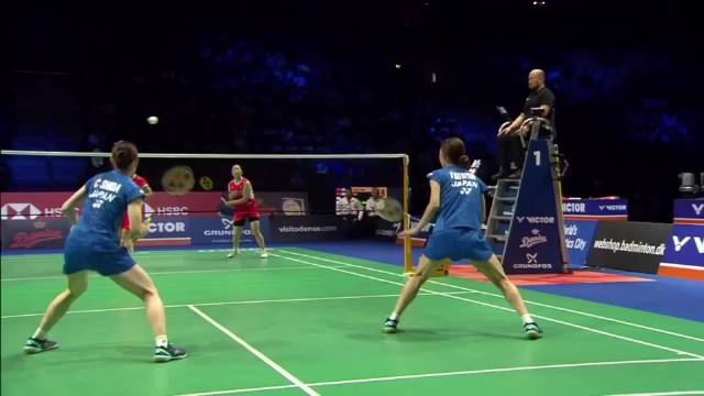 丹麦公开赛凡尘组合2-0胜日本选手，成功卫冕女双冠军
