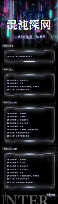 恋与深空混沌深网结局怎么解锁