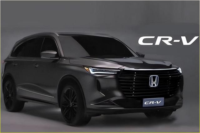 全新本田CRV曝光，外观大变，内配竖向大屏，搭载2.0L混动，更节能省油！