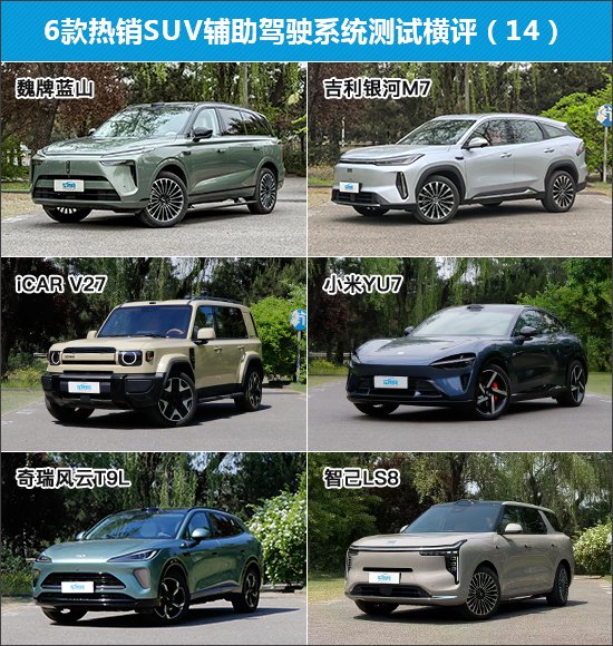 6款热销SUV辅助驾驶系统测试横评