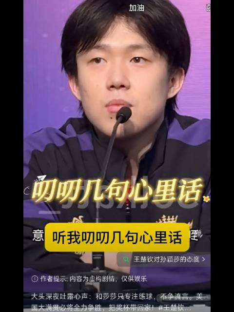 王楚钦孙颖莎获网友热情支持