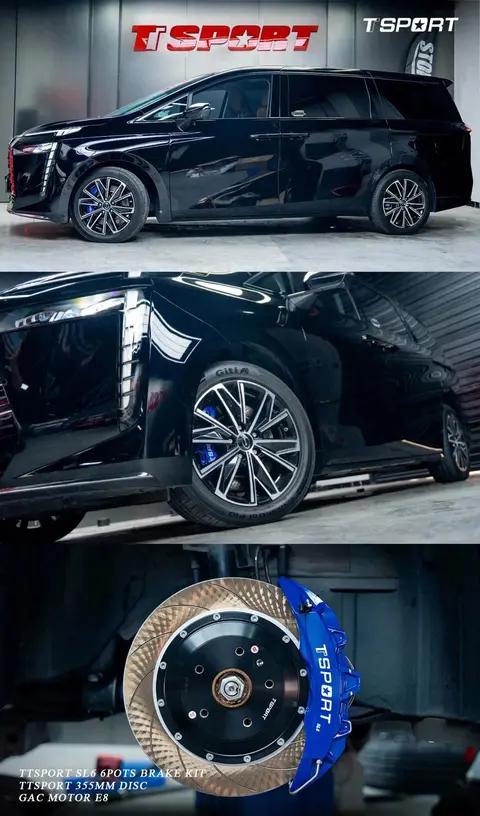 传祺E8改装刹车升级TTSPORT SL6六活塞