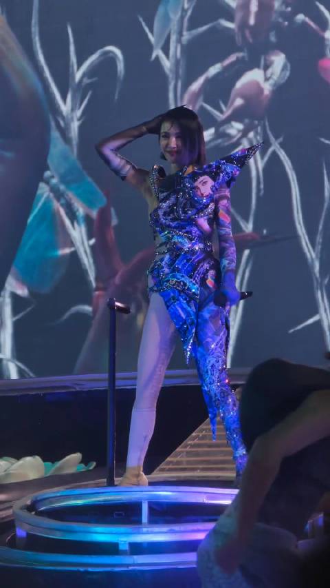 蔡依林演唱会《舞娘》 ，蔡依林的新衣服好美啊！