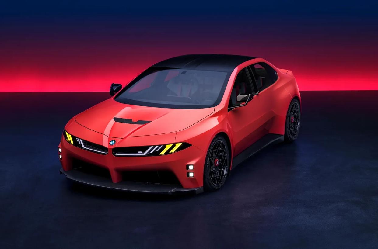 四电机 +100kWh 电池加持,宝马 BMW M 新世代概念车首秀