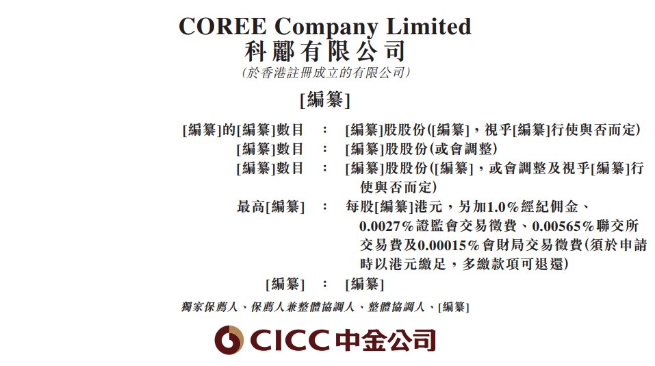 新股消息 | 科郦二次递表港交所