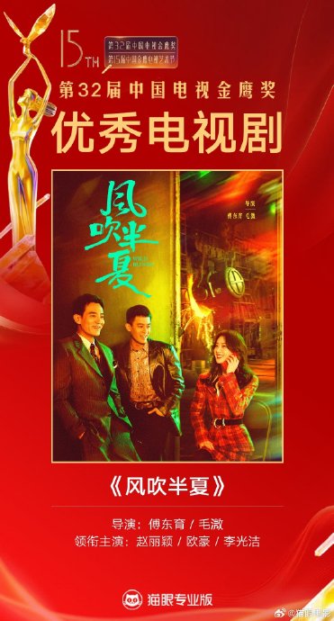 第32届金鹰奖最佳电视剧是哪部作品？