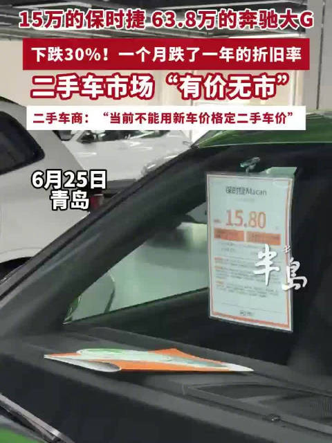 二手豪华燃油车价格跳水