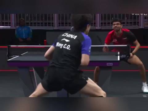 看得出来眼镜蛇被打的挺崩溃的 今天王楚钦几乎0失误手感超好