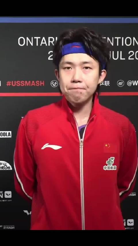 王楚钦3-0 曼纳弗·维卡诗·塔卡赛后采访