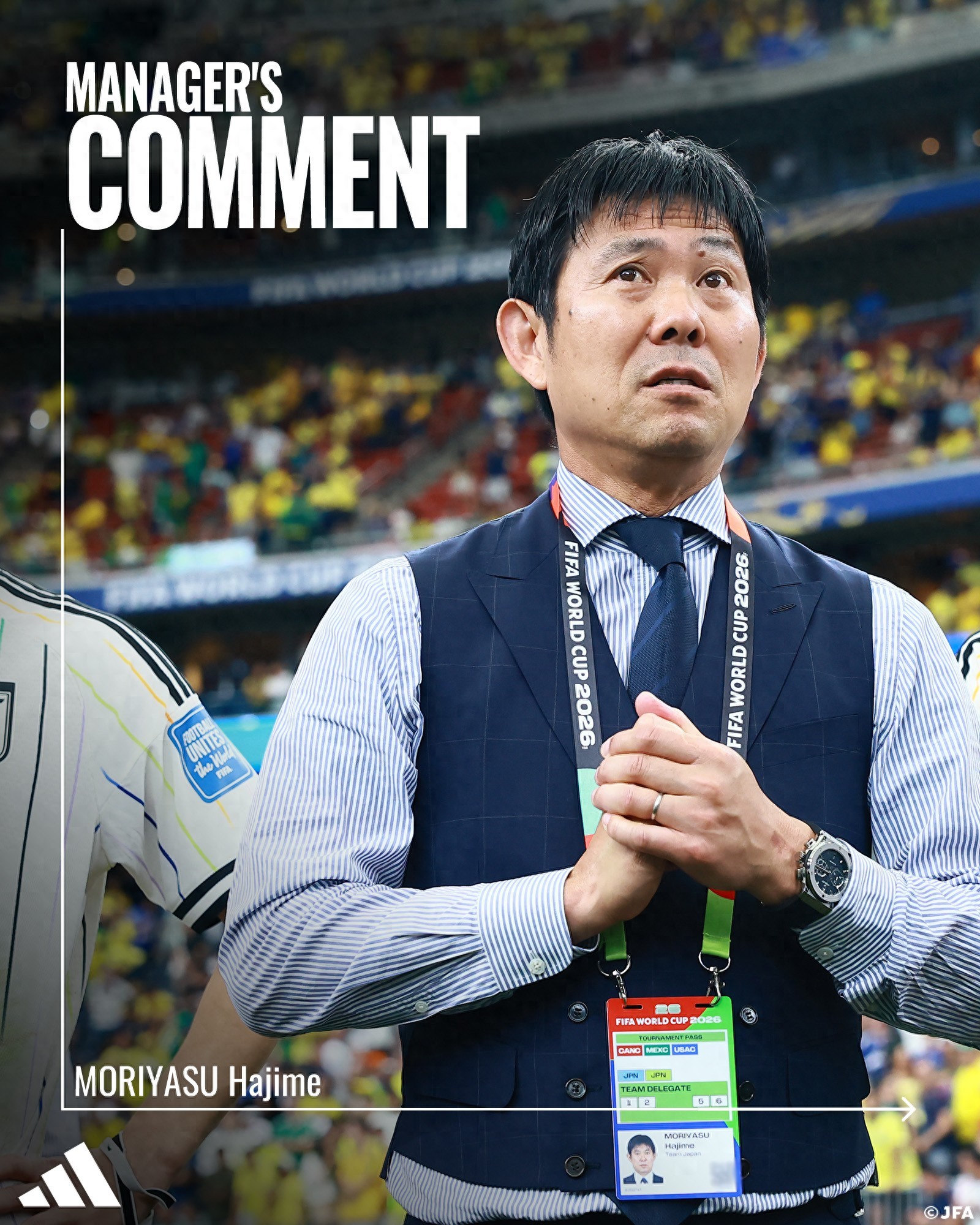 森保一:日本队已经越来越接近世界顶级水平，希望大家不断成长_懂球帝