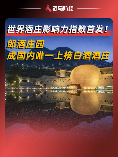 世界酒庄影响力指数首发，郎酒庄园国内唯一上榜