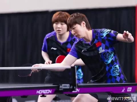 王曼昱蒯曼女双3-1逆转晋级四强