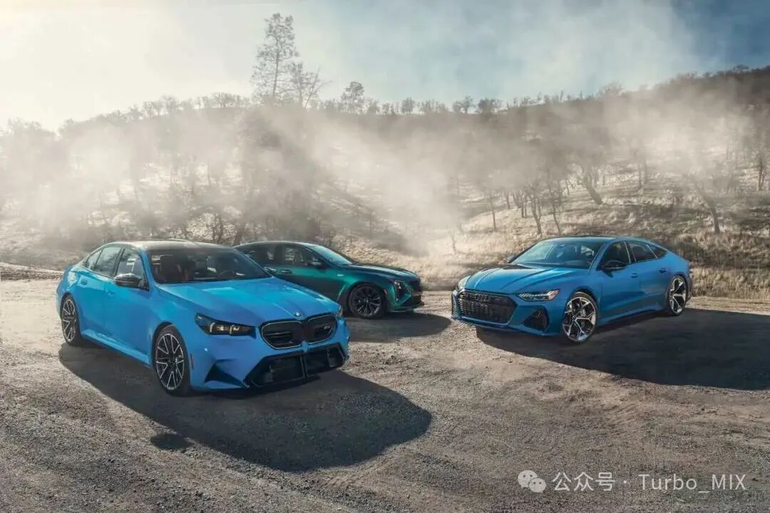 燃油与电的蓝色纠葛：奥迪RS7 vs 宝马M5 vs 凯迪拉克CT5-V Blackwing