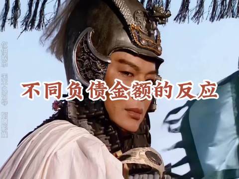 不同负债金额的反应加油