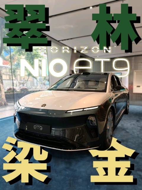 蔚来ET9地平线版本又出限量颜色了，翠林染金，限量99台，你们喜欢吗？