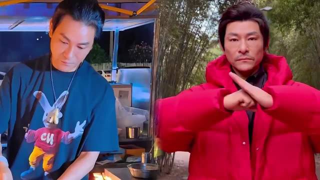 刘德华替身杜奕衡47岁街头颠锅卖菜
