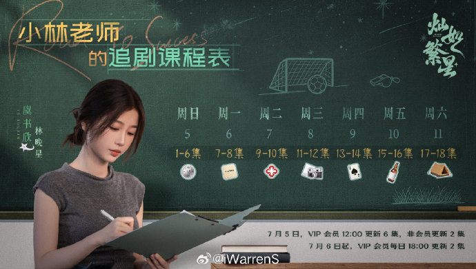 《灿如繁星》非会员什么时候能看完全集？