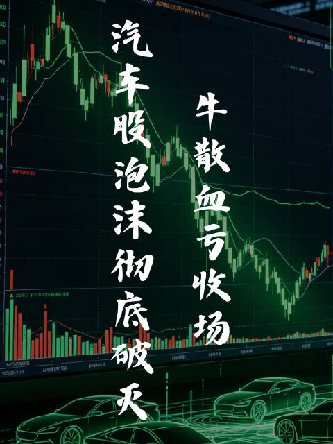 牛散宣布汽车资本概念泡沫彻底破灭，汽车和炒短线的资本开始说再见了！