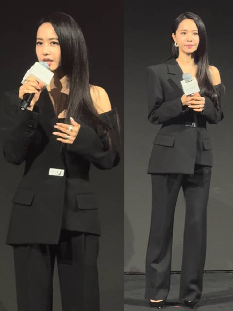 蔡依林以兰蔻代言人身份优雅亮相，状态极佳