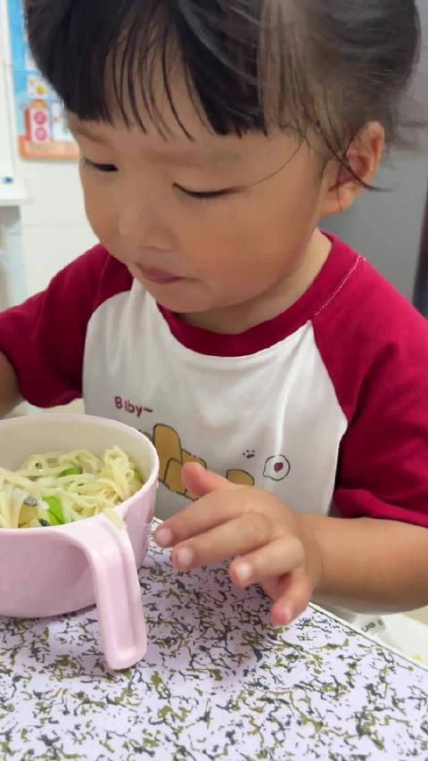 吃饭了，今晚吃面条，干饭宝宝上线
