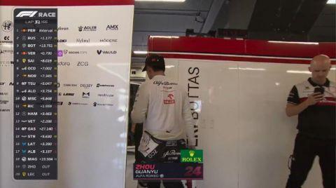 F1｜周冠宇因故障连续两站正赛退赛