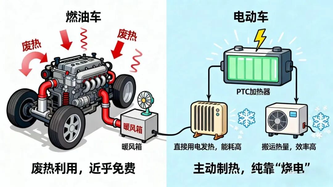 拯救冬季续航:关于电动车暖风,你必须知道的几件事