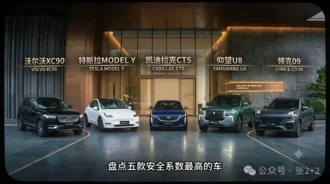 沃尔沃XC90、特斯拉Model Y、仰望U8……这五款车的安全逻辑,比你想的复杂得多
