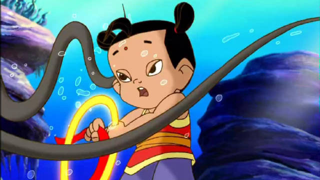 九尾白狐盗龙珠嫁祸哪吒，东海四十九天后面临荒芜