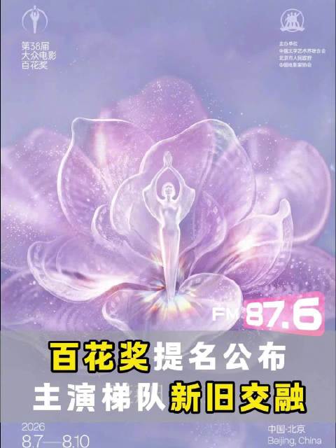 第38届百花奖提名公布，成龙等六人角逐影帝