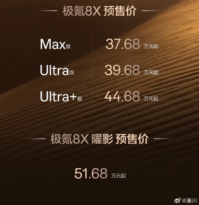 极氪8X曜影版的电池容量是多少？