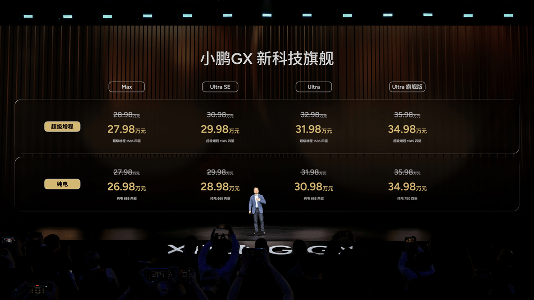 26.98万起售，小鹏GX改写全尺寸SUV价值标尺